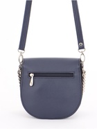 Сумка женская мессенджер TEXTURA на клапане, 17×10×18 см, синяя - Фото 9