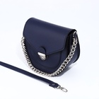 Сумка женская мессенджер TEXTURA на клапане, 17×10×18 см, синяя - Фото 7