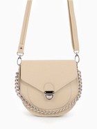 Сумка женская мессенджер TEXTURA на клапане, 17×10×18 см, бежевая - Фото 6