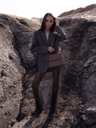 Сумка женская мессенджер TEXTURA на магните, 25×11×20 см, коричневая 9766122