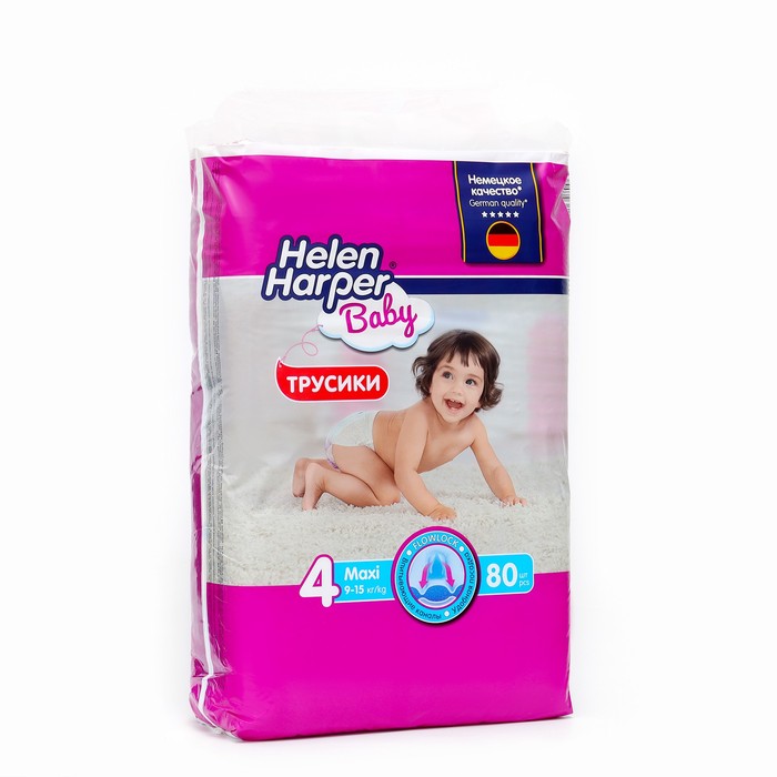 

Детские подгузники-трусики Helen Harper Baby Maxi (9-15 кг) 80 шт
