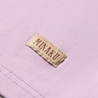 Костюм для девочки (футболка, лосины) MINAKU, лиловый, рост 140 см - Фото 9