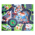 Игровой набор «Город», с ковриком и машинкой - фото 4090596