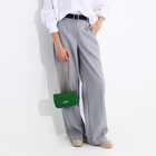 Сумка женская мессенджер на клапане, 18×7×13 см, зелёная - Фото 2