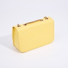 Сумка женская мессенджер на клапане, 18×7×13 см, жёлтая - Фото 6