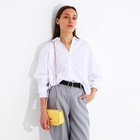 Сумка женская мессенджер на клапане, 18×7×13 см, жёлтая - Фото 2