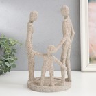 Фигурка - подсвечник, подставка «Песочные люди. Семейный круг», d=8.5 см, полистоун, 24.5×14×14 см - Фото 3
