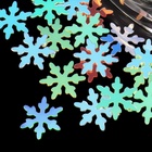 Пайетки для декора «Снежинки», голографические, разноцветные - Фото 4