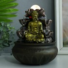 Фонтан настольный с подсветкой "Будда у фонтана с лотосом" 16х16х21 см - Фото 6