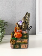 Фонтан настольный с подсветкой «Два слона с китайской монетой», 12×15×21 см - Фото 5