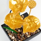 Фонтан настольный «Золотые лотосы в пруду», от сети, 13×15×24.5 см - Фото 5