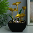 Фонтан настольный «Золотые лотосы в пруду», от сети, 13×15×24.5 см - Фото 6