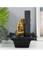 Фонтан настольный с подсветкой «Золотой Ганеша у каменного фонтана», от сети, 20.5×20.5×26 см - Фото 7