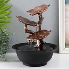 Фонтан настольный «Бронзовые лотосы», 21.5×21.5×27 см - Фото 1