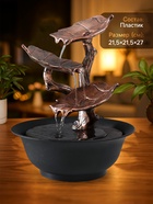 Фонтан настольный «Бронзовые лотосы», 21.5×21.5×27 см - Фото 2