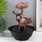 Фонтан настольный «Бронзовые лотосы», 21.5×21.5×27 см - Фото 2