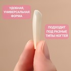 Накладные ногти «Base», 100 шт., в контейнере, бежевые - Фото 3