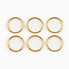 Пирсинг для волос новгодний «Время волшебства», колечки, набор 6 шт - Фото 2