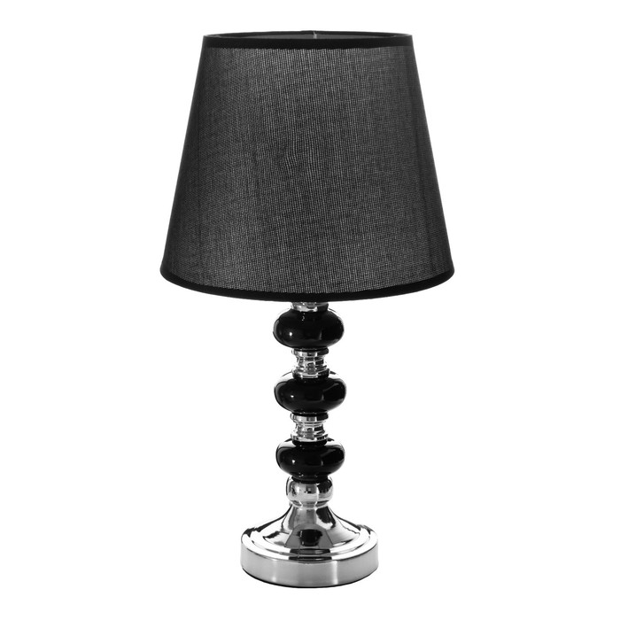 Лампа настольная "Эмбер" 1x60Вт E27 черный 25х25х46 см RISALUX - фото 1907796047