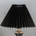 Лампа настольная "Оганит" 1x60Вт E27 черный 25х25х42см RISALUX - фото 22517549