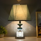 Лампа настольная с подсветкой "Топаз" 1x60Вт E27 синий 28х28х43 см RISALUX - Фото 2