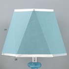 Лампа настольная с подсветкой "Топаз" 1x60Вт E27 синий 28х28х43 см RISALUX - Фото 3