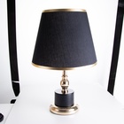 Лампа настольная «Луиза» 1×60 Вт E27 черный 25×25×41 см - Фото 6