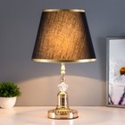 Лампа настольная "Земфира" 1x60Вт E27 черный 25х25х40см - фото 24157947