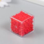 Головоломка пластик на кольце лабиринт "Кубик" МИКС 1х3х3 см - фото 24637292