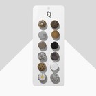 Набор значков (12 шт.) «Пуговицы» гранж, форма МИКС, цветной - Фото 2