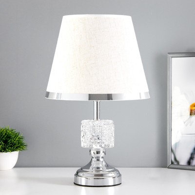 Настольная лампа «Лира» Е27 40 Вт хром 25×24×41 см RISALUX
