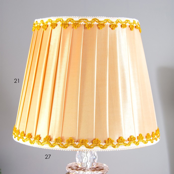 Настольная лампа "Мария" Е27 40Вт золото 25х24х41 см RISALUX - фото 1907796180