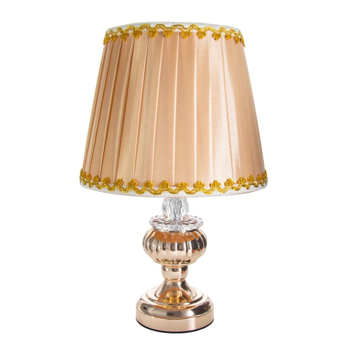 Настольная лампа "Мария" Е27 40Вт золото 25х24х41 см RISALUX - фото 1907796182