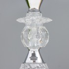 Настольная лампа «Латея» Е27 40 Вт серо-хромовый 25×24×41 см - Фото 5