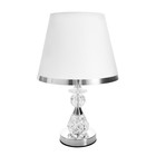 Настольная лампа «Латея» Е27 40 Вт бело-хромовый 25×24×41 см 9623350