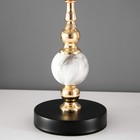 Настольная лампа «Лианелия» Е27 40 Вт черно-золотой 25×24×41 см RISALUX - Фото 4