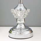 Настольная лампа "Лорена" Е27 40Вт хром 24х24х42 см RISALUX - фото 319766180
