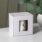 Кружка с крышкой и ложкой Moon, 350 мл, керамика, белая - Фото 6