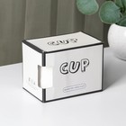 Кружка с ложкой «Стильный мишка», 320 мл, керамика, белая - Фото 6