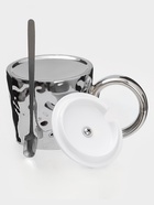 Кружка с ложкой «Стильный мишка», 320 мл, керамика, серебристая - Фото 6