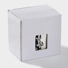 Кружка с ложкой «Стильный мишка», 320 мл, керамика, белая - Фото 4