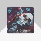 Серьги «Черепа» блестящие, цвет серебро - Фото 4