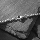 Кулон «Человечек» мультяшный, цвет чёрно-красный в серебре, 70 см - фото 22673556