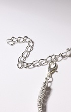 Браслет со стразами «Брайт» прямоугольник, цвет белый в серебре, 18 размер 9690869