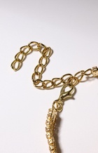 Браслет со стразами «Брайт» овал, цвет белый в золоте - фото 31069000