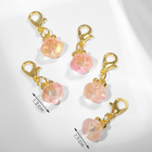 Шарм для браслета на карабине «Фруктик», розовый в золоте - Фото 1