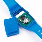 Часы наручные электронные детские, с калькулятором, ремешок силикон, l-21 см, синие - Фото 5