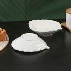 Набор салатников керамических на деревянной подставке BellaTenero, 3 предмета: 2 салатника 300 мл, подставка-держатель, цвет белый - фото 4388390