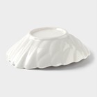 Салатники BellaTenero, 3 предмета: 2 салатника 300 мл, керамика, подставка-держатель из дерева, белые - Фото 5