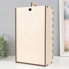 Шкатулка для росписи, под бутылку двойная  21х11х38 см, фанера 6мм - фото 22517950